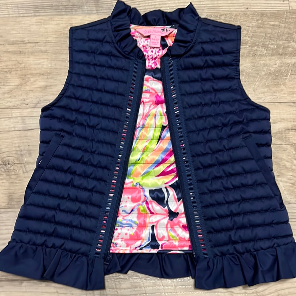 Lily Pulitzer Girls puffer vest